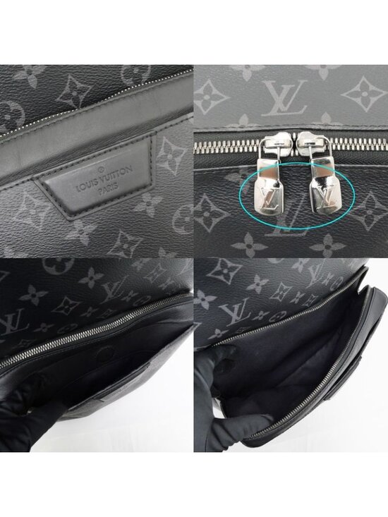 Louis Vuitton Monogram Eclipse Apollo Noir Black Backpack Bag main image 10